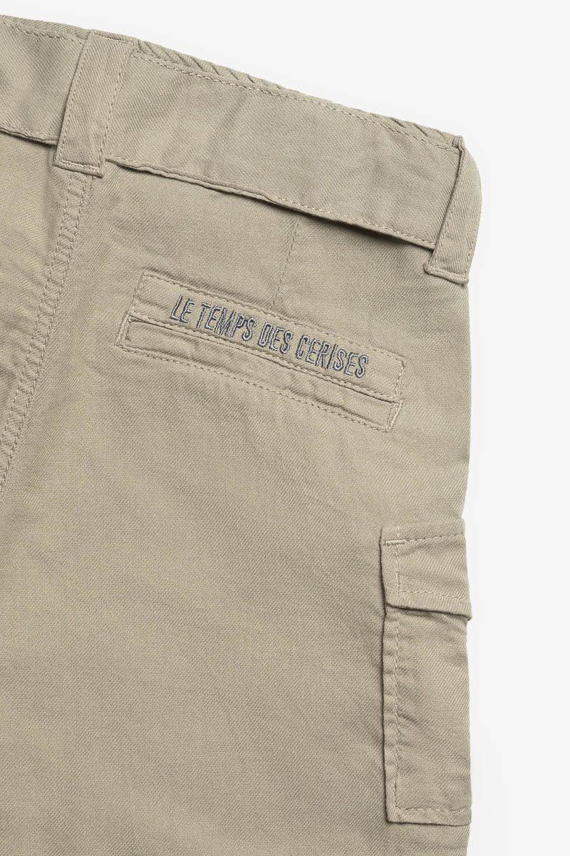 Le Temps Des Cerises Short Taille Haute Kally Kaki Clair