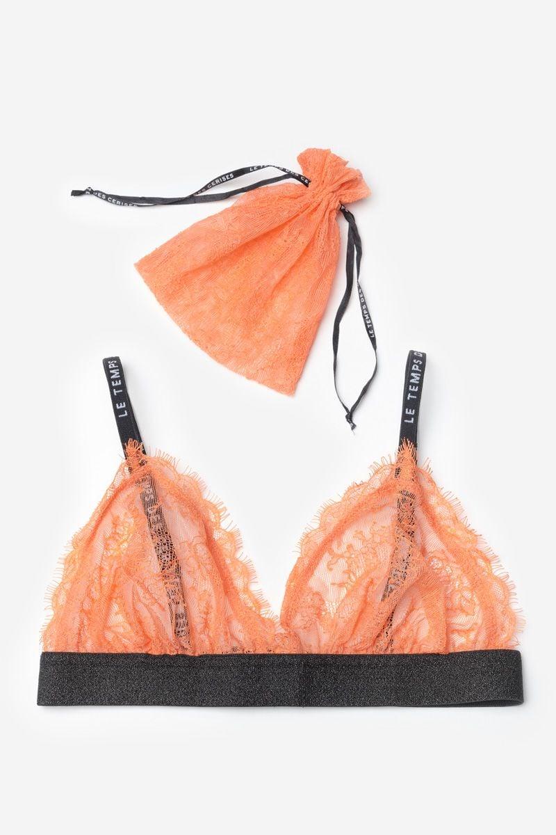 le temps des cerises Soutien-gorge triangle Secret corail
