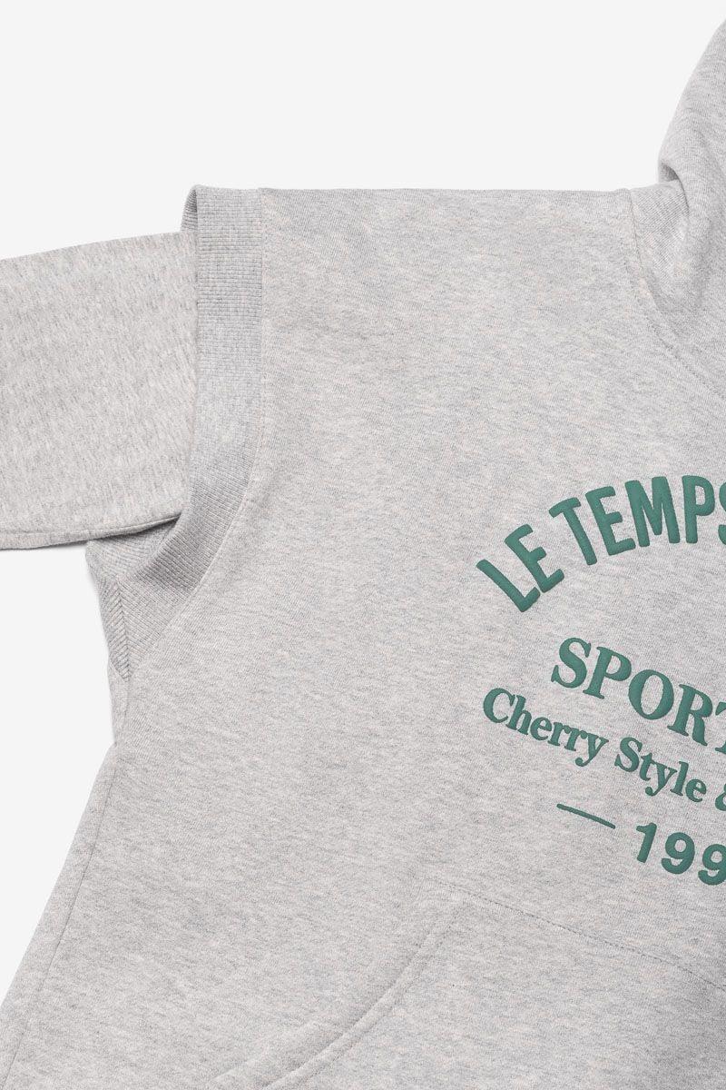 Le Temps Des Cerises Sweat 2 En 1 Steffygi Gris Chiné