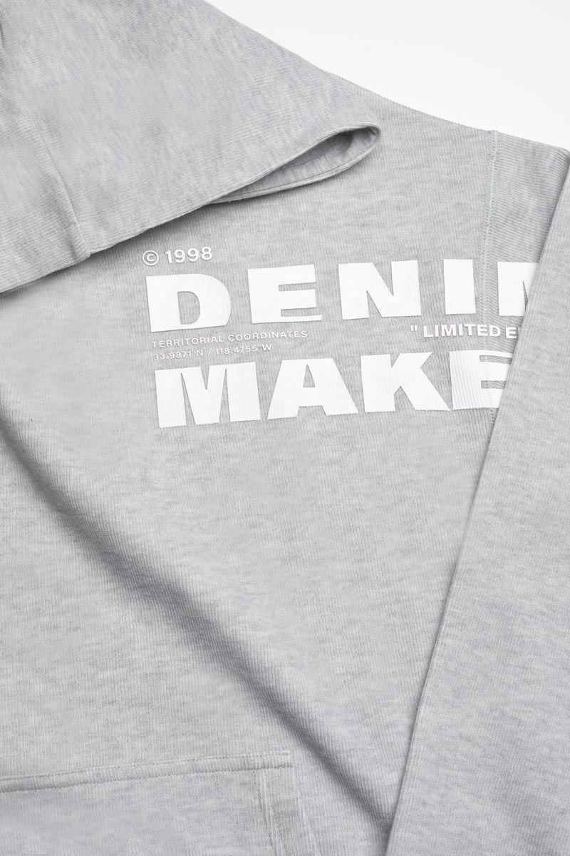 Le Temps Des Cerises Sweat à Capuche Elrosbo Gris Chiné