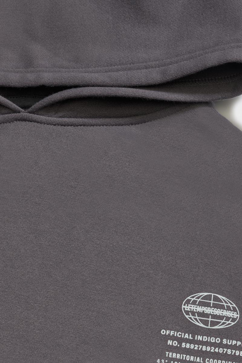 Le Temps Des Cerises Sweat à Capuche Noebo Anthracite