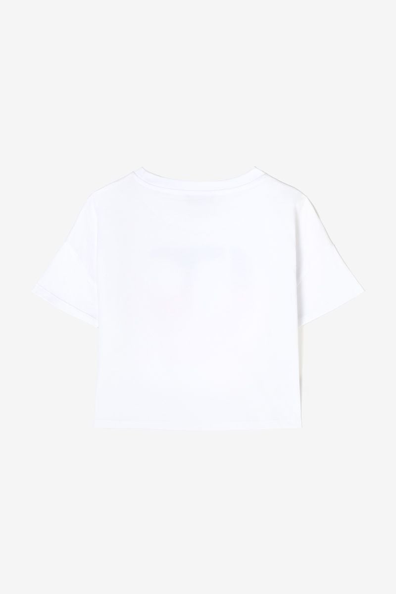 Le Temps Des Cerises T-shirt Breevangi Blanc Imprimé