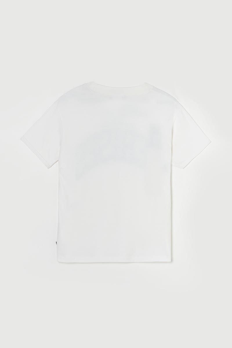 Le Temps Des Cerises T-shirt Claudegi Blanc Imprimé