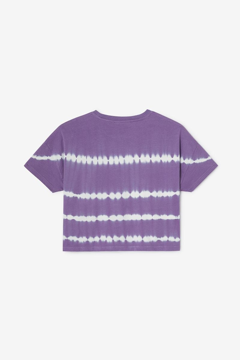 Le Temps Des Cerises T-shirt Davegi Violet Tie And Dye