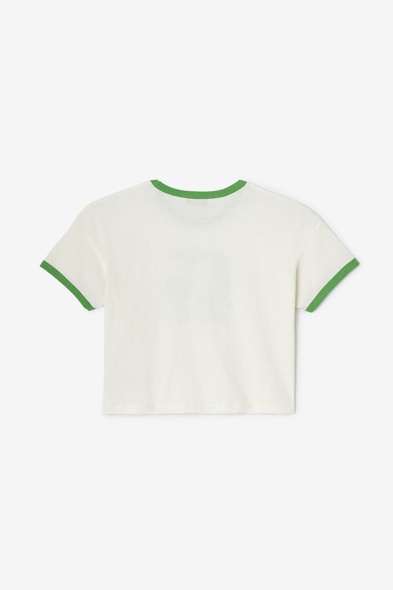 Le Temps Des Cerises T-shirt Estafagi Blanc Imprimé