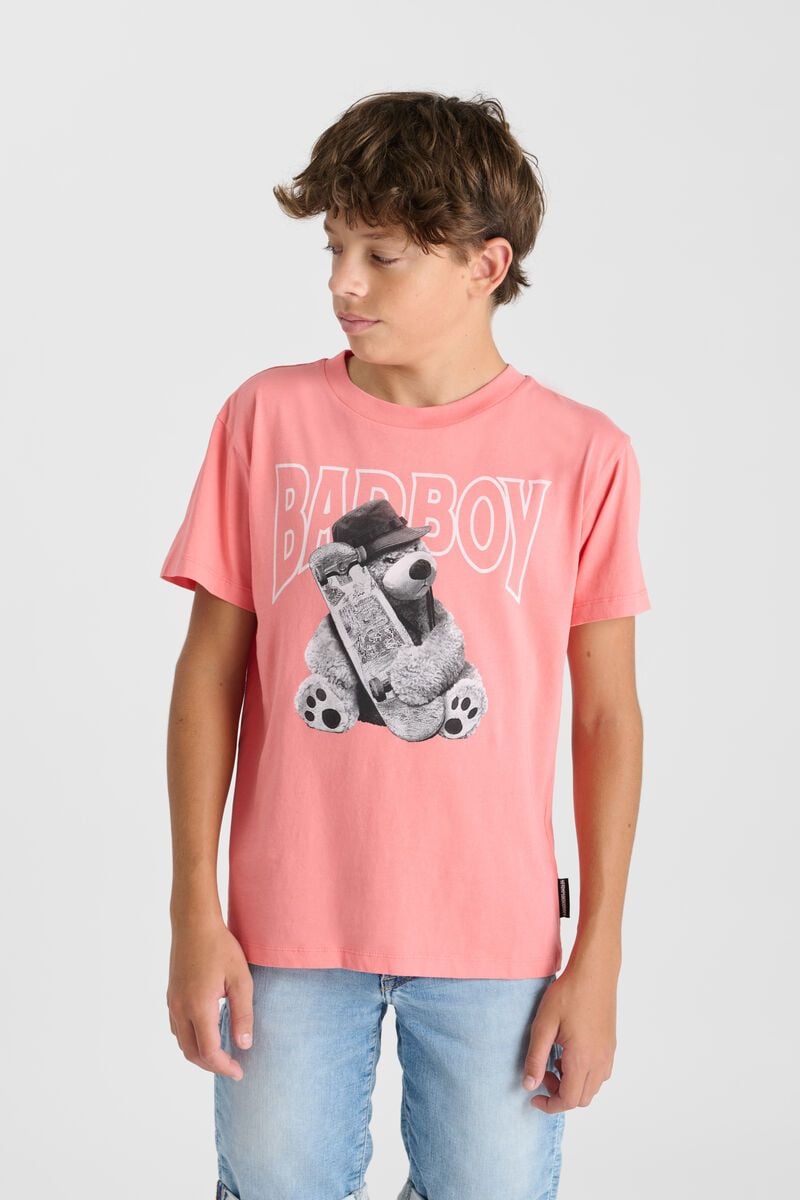 le temps des cerises T-shirt Grifinbo pêche imprimé