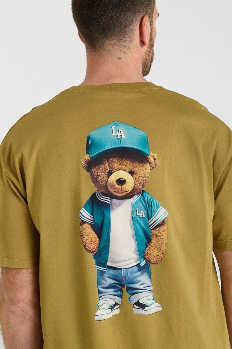 Le Temps Des Cerises T-shirt Lom Beige Foncé Imprimé