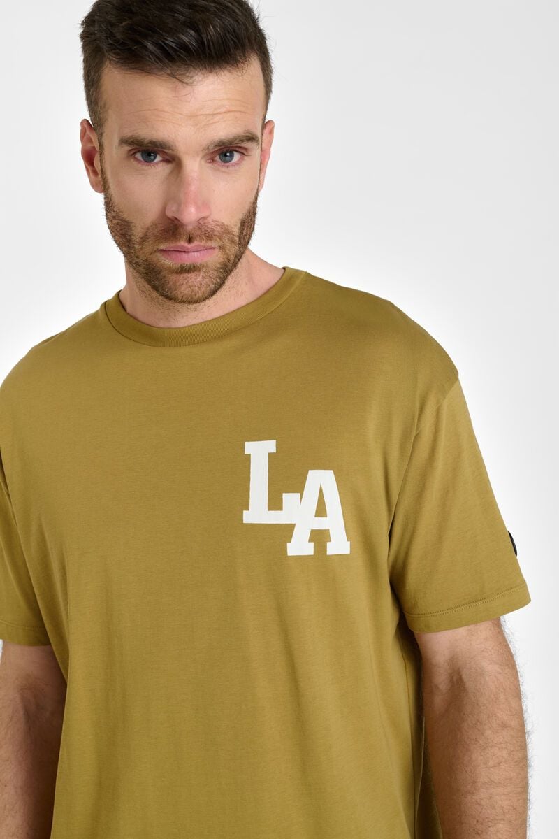 Le Temps Des Cerises T-shirt Lom Beige Foncé Imprimé