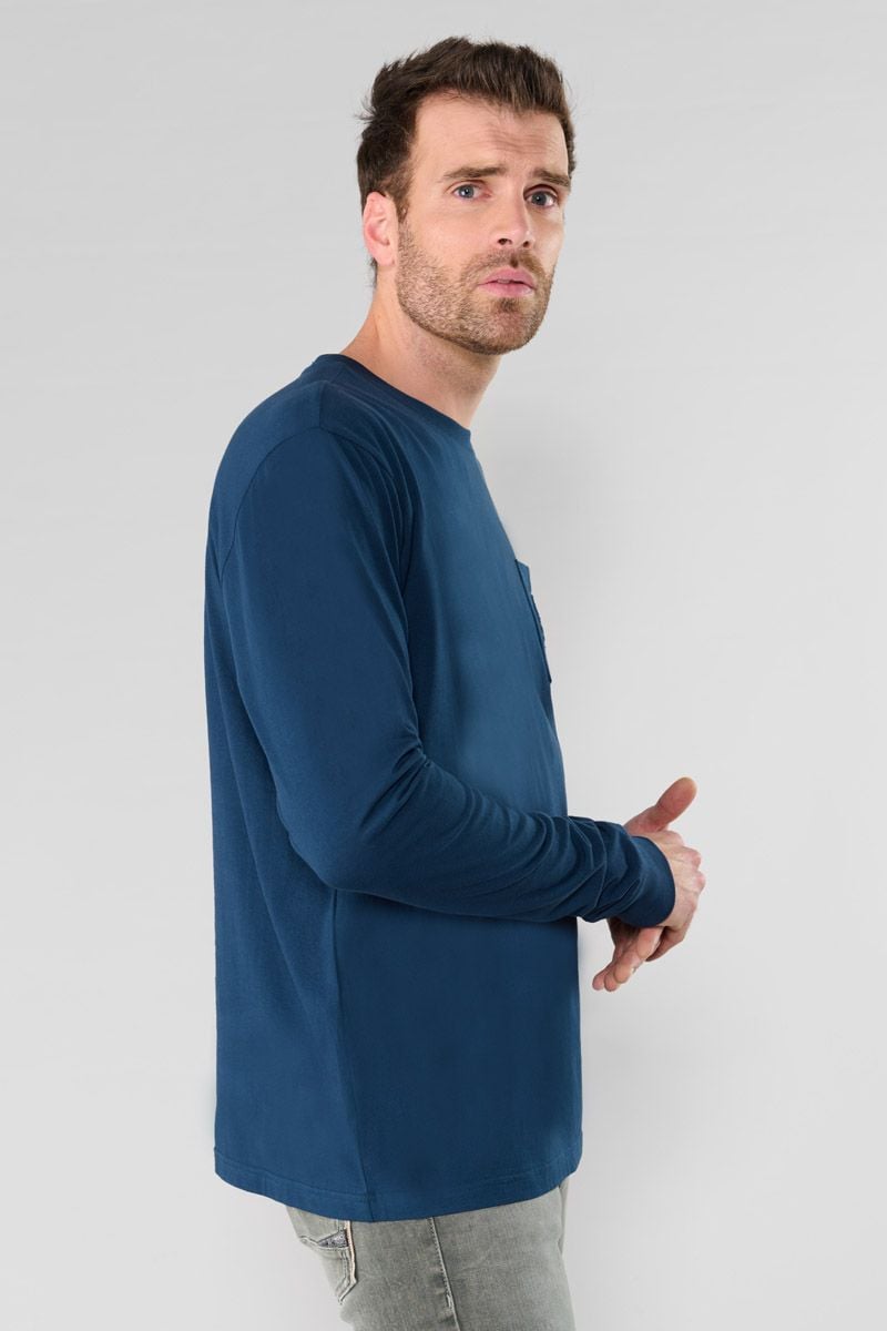 Le Temps Des Cerises T-shirt Manches Longues Laia Bleu Marine