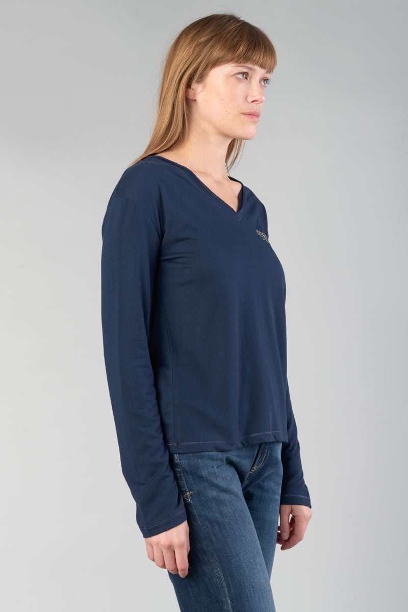 Le Temps Des Cerises T-shirt Manches Longues Longvtra Bleu Nuit