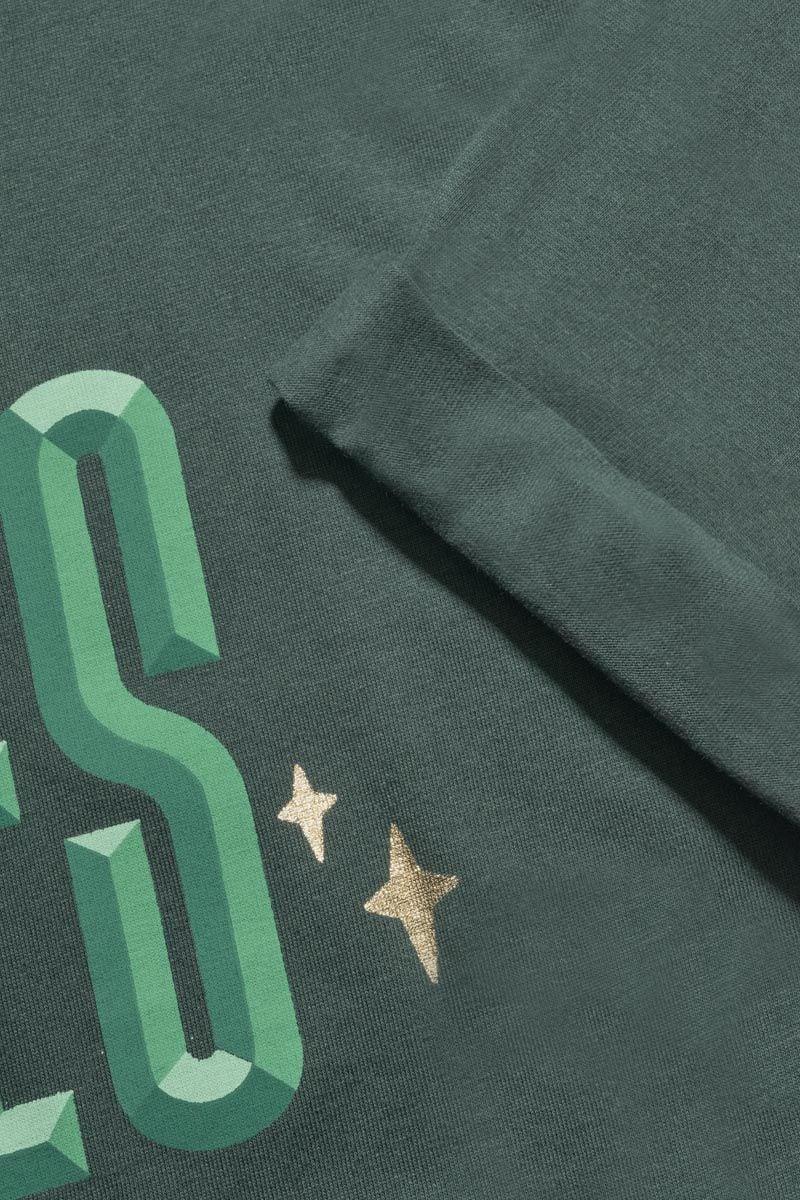 Le Temps Des Cerises T-shirt Priahgi Vert Bouteille