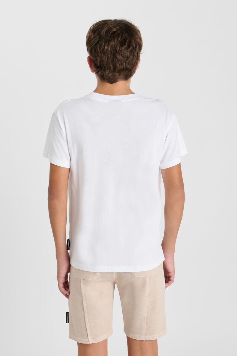 Le Temps Des Cerises T-shirt Renaudbo Blanc Imprimé