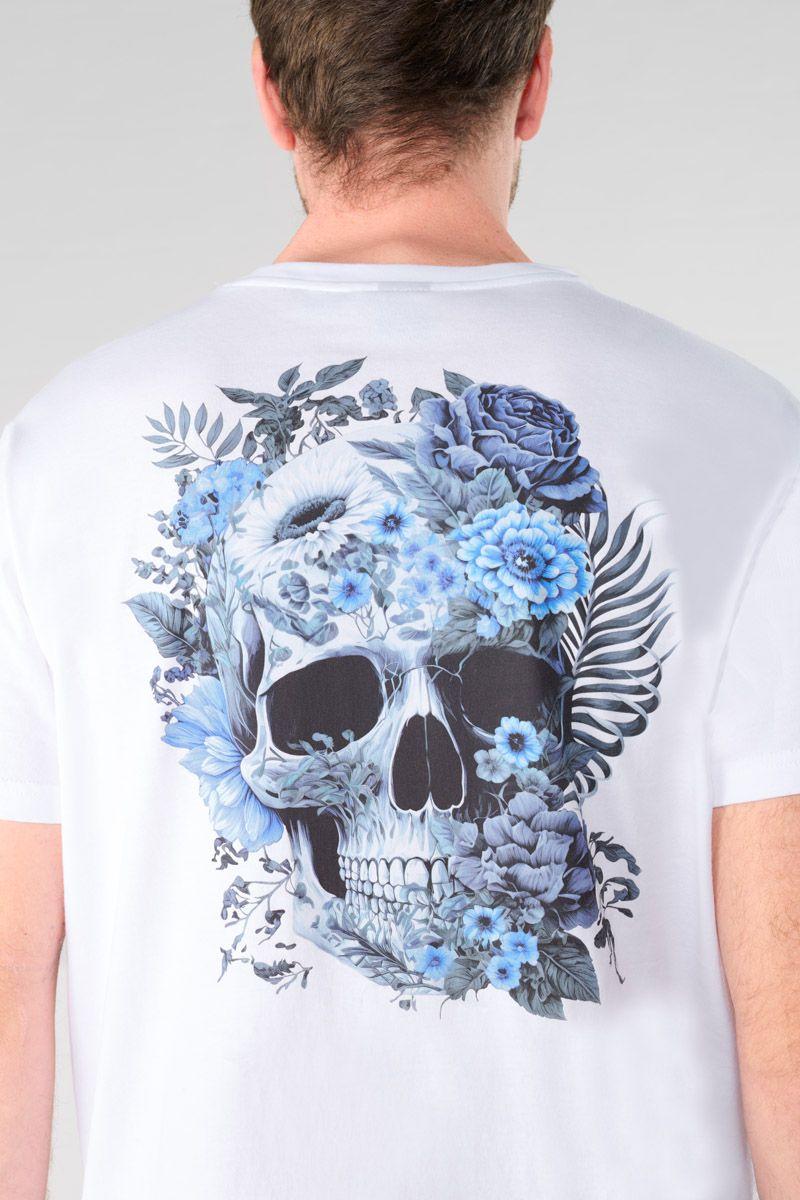 Le Temps Des Cerises T-shirt Santiago Blanc Imprimé