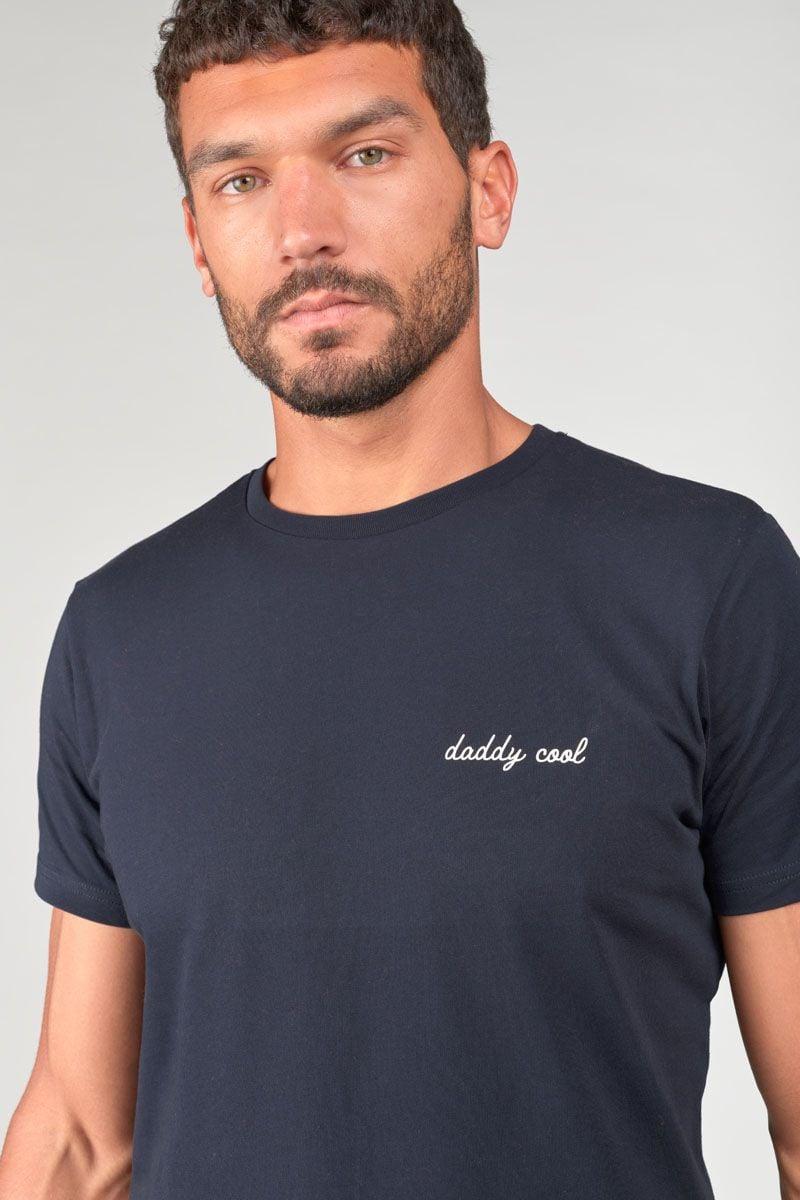 le temps des cerises T-shirt Scully bleu marine imprimé