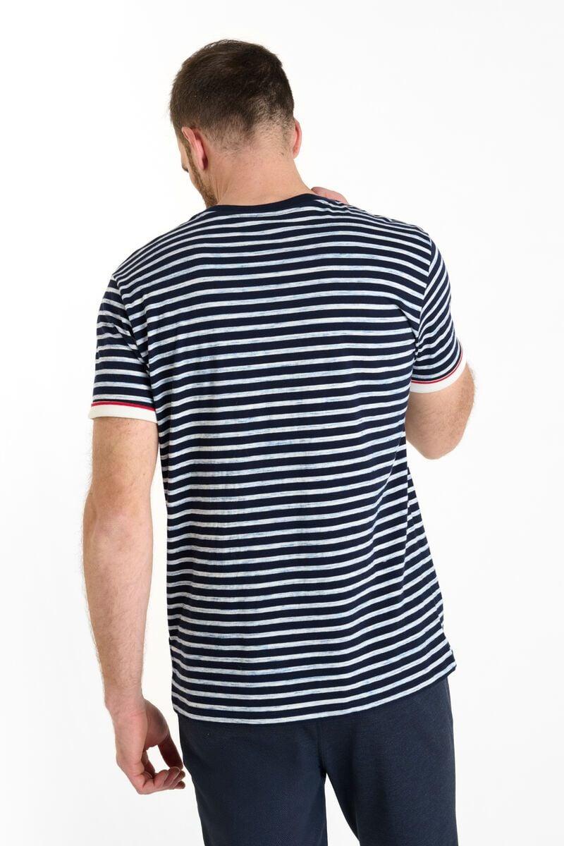 Le Temps Des Cerises T-shirt Sifar Bleu Marine à Rayures