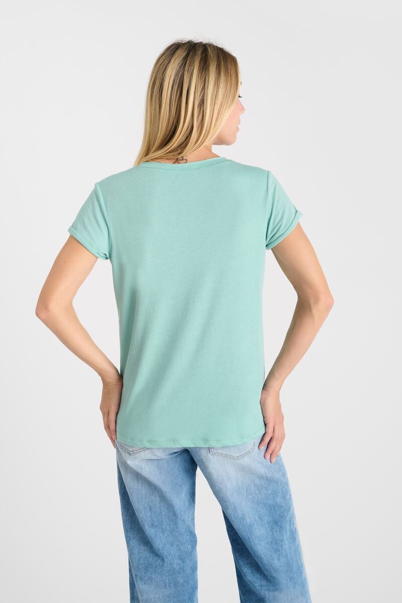 Le Temps Des Cerises T-shirt Smallvtrame Bleu Imprimé