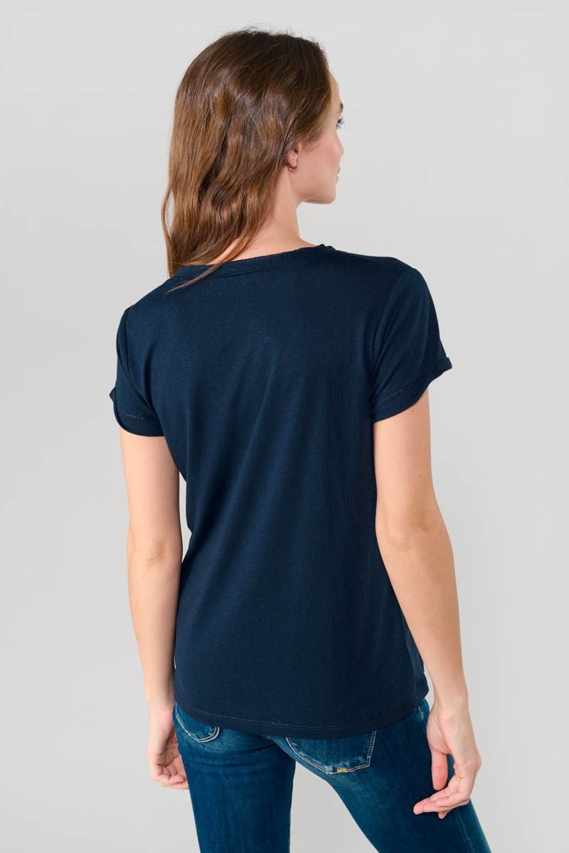 Le Temps Des Cerises T-shirt Smallvtrame Bleu Marine