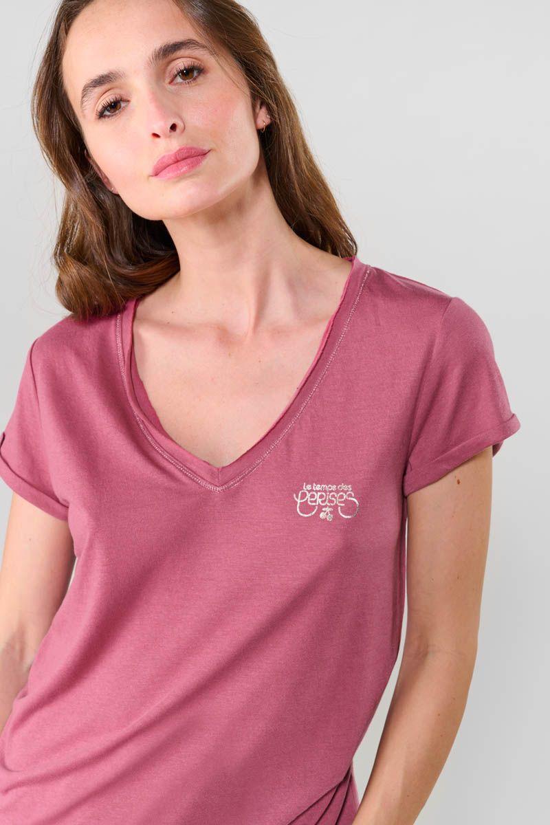 Le Temps Des Cerises T-shirt Smallvtrame Vieux Rose