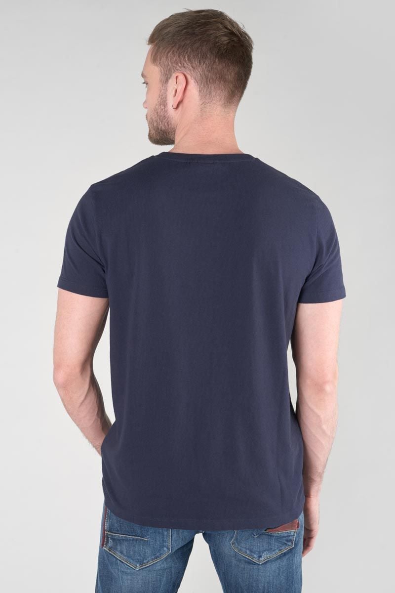 Le Temps Des Cerises T-shirt Vagrav Bleu Nuit Imprimé