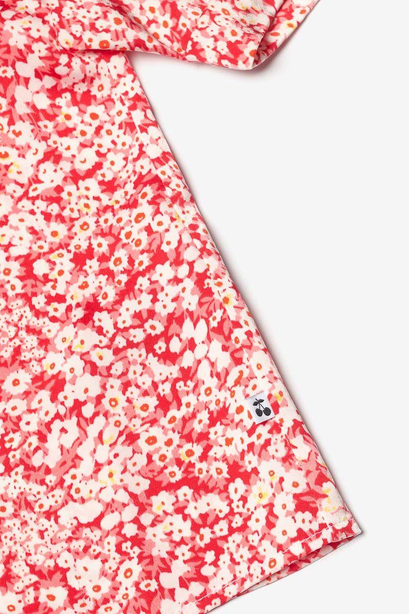 Le Temps Des Cerises Top Coxiegi à Motif Floral Rouge