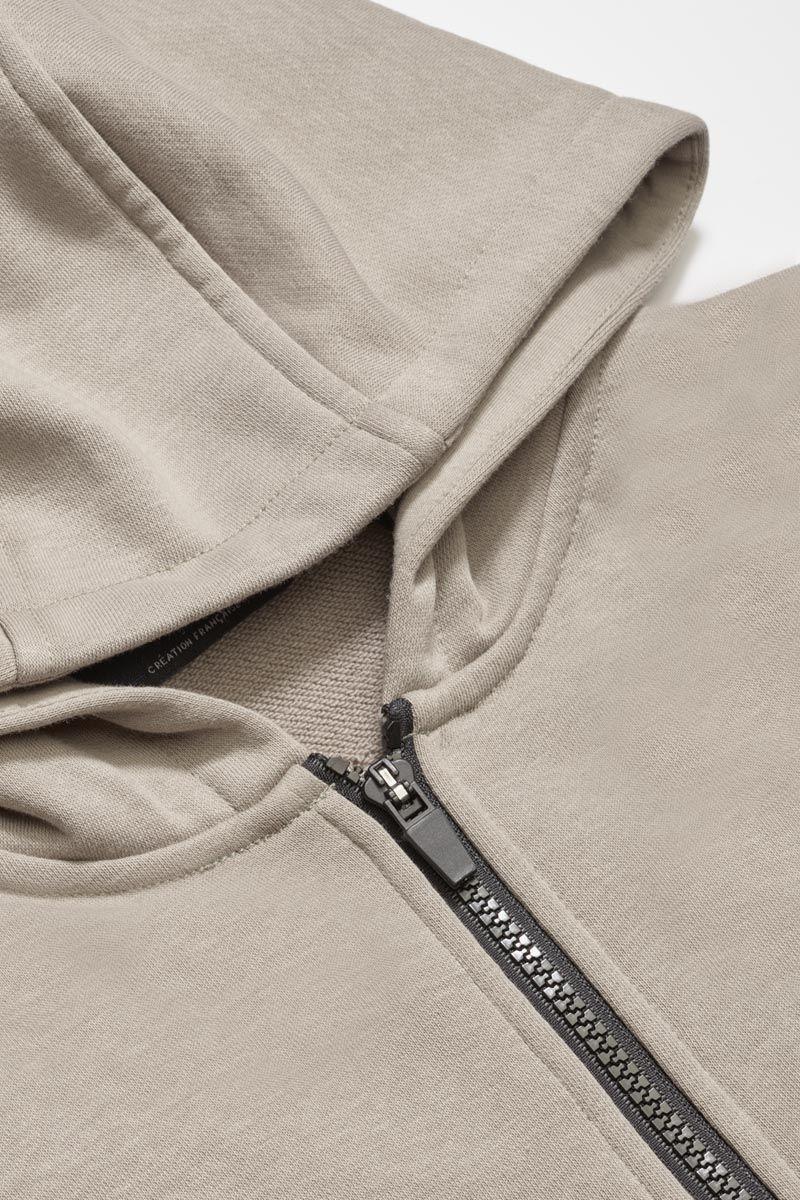 Le Temps Des Cerises Veste Zippée Hodybo Gris Beige