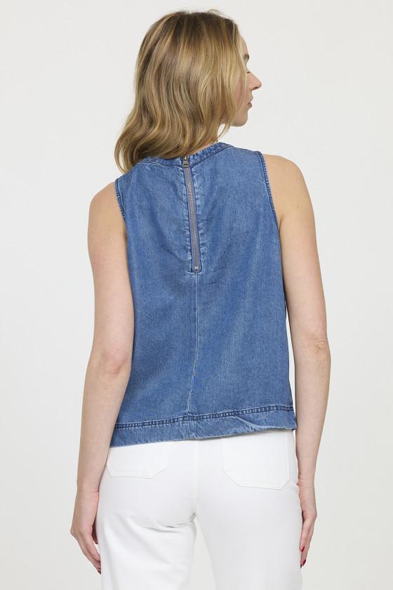 Lee Cooper Blouse AJUN Medium Blue