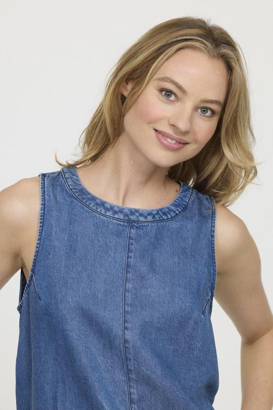 Lee Cooper Blouse AJUN Medium Blue