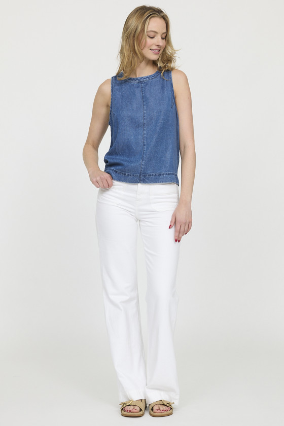 Lee Cooper Blouse AJUN Medium Blue