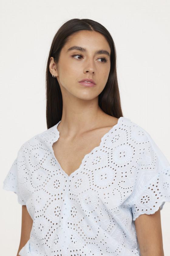 Lee Cooper Blouse MAXINE Blue Grey