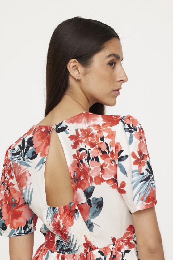 Lee Cooper Blouse MIZY Ivory AOP Flower