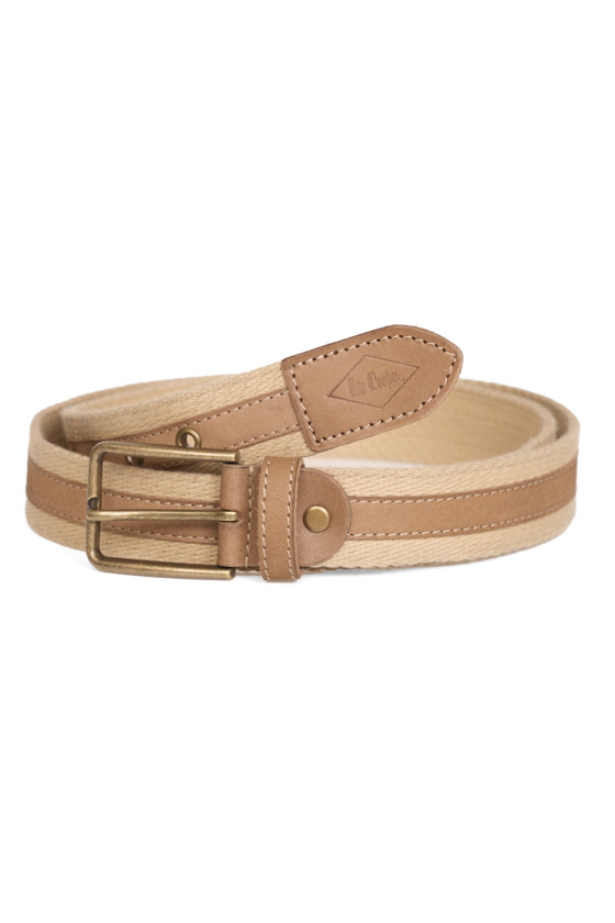 Lee Cooper Ceinture SAUL Ivoire
