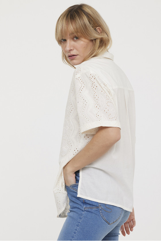 Lee Cooper Chemise DAMA Ivory