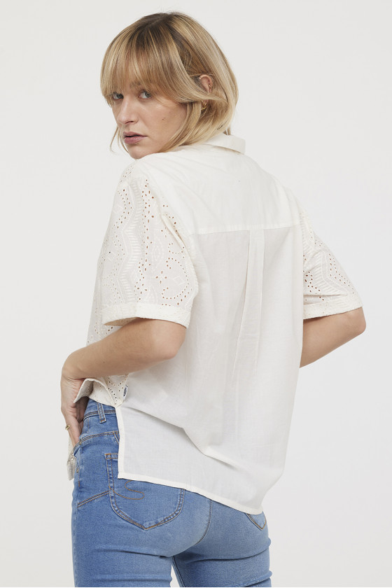 Lee Cooper Chemise DAMA Ivory