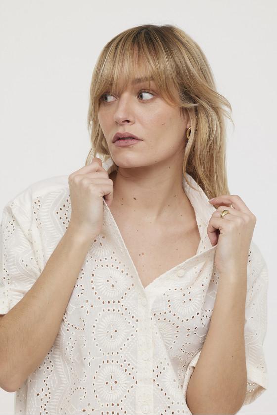Lee Cooper Chemise DAMA Ivory