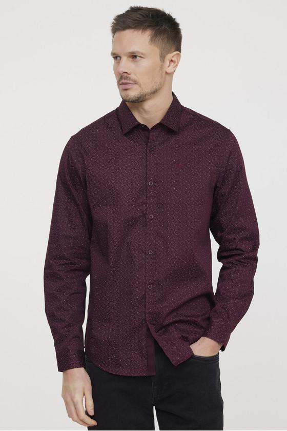 Lee Cooper Chemise DAMIR Red Wine