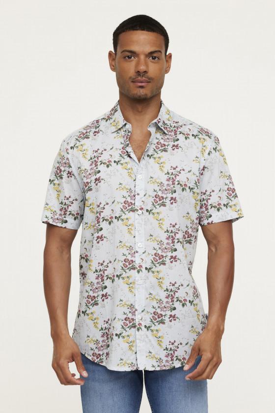 lee cooper Chemise DAMOC Blue Grey