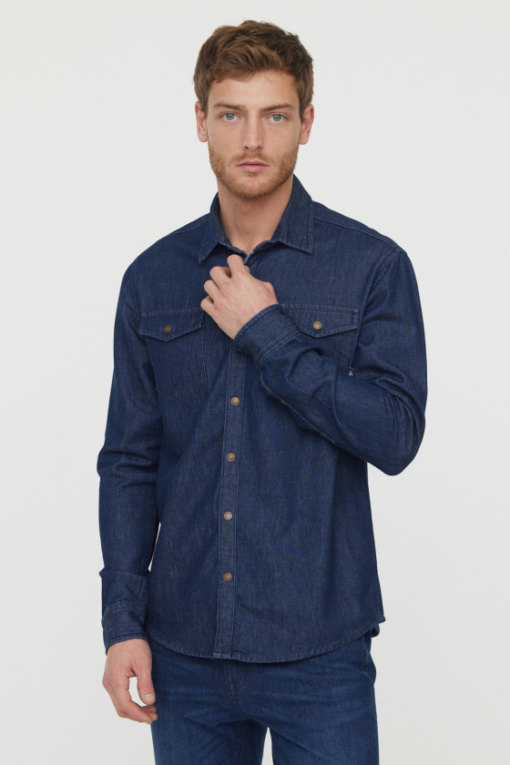 Lee Cooper Chemise Darile Dark Blue