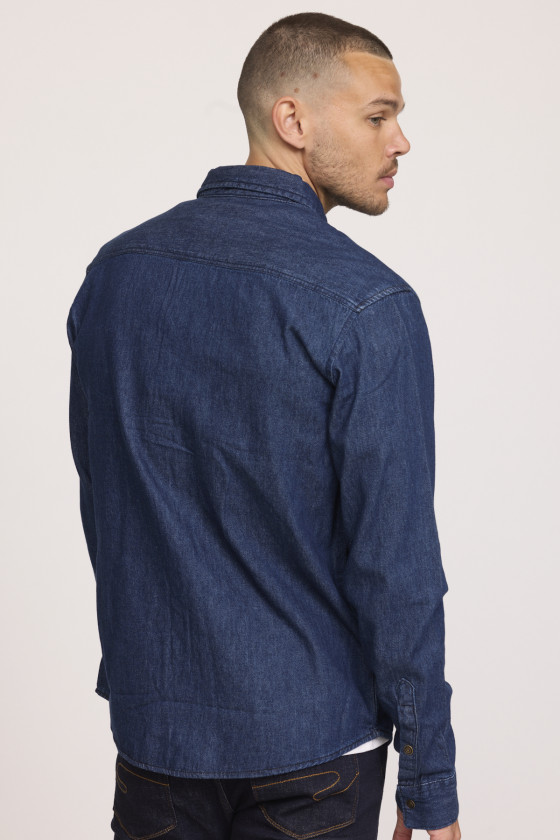 Lee Cooper Chemise DARILE Dark Medium Blue