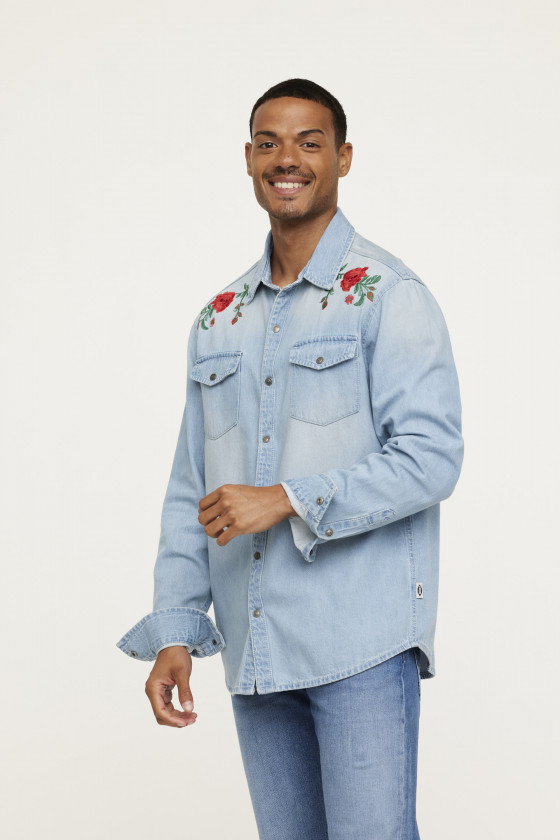 Lee Cooper Chemise Darile Light Blue