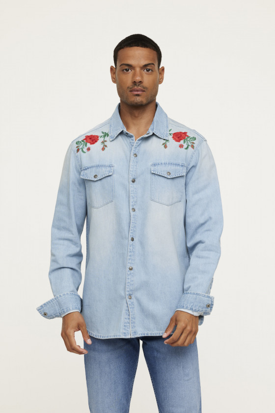 lee cooper Chemise Darile Light Blue