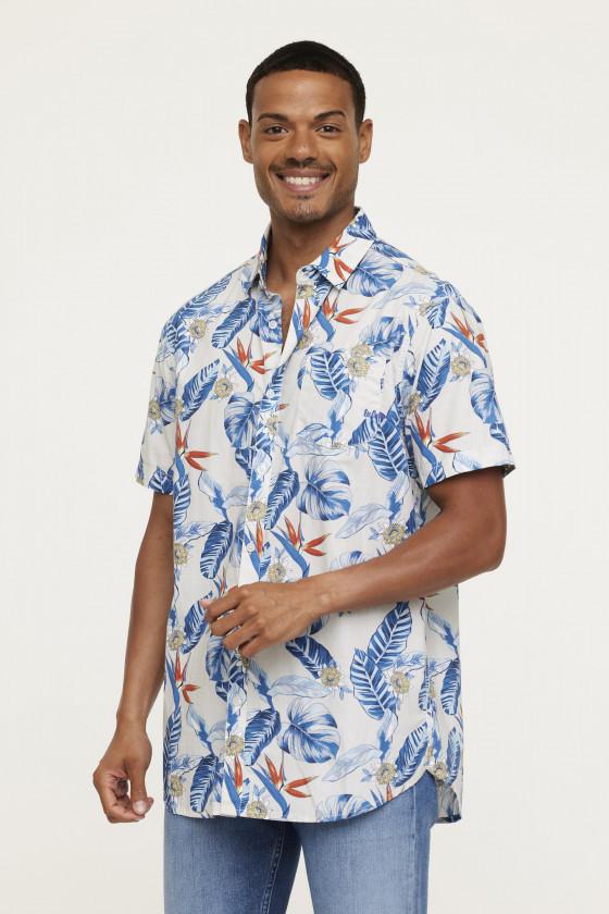 Lee Cooper Chemise DARIZO Blue Grey