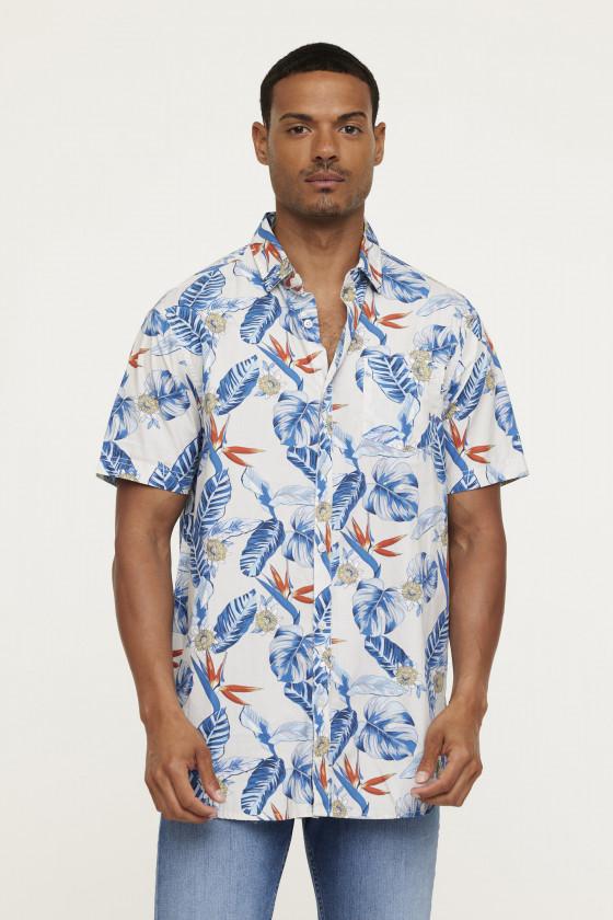 lee cooper Chemise DARIZO Blue Grey