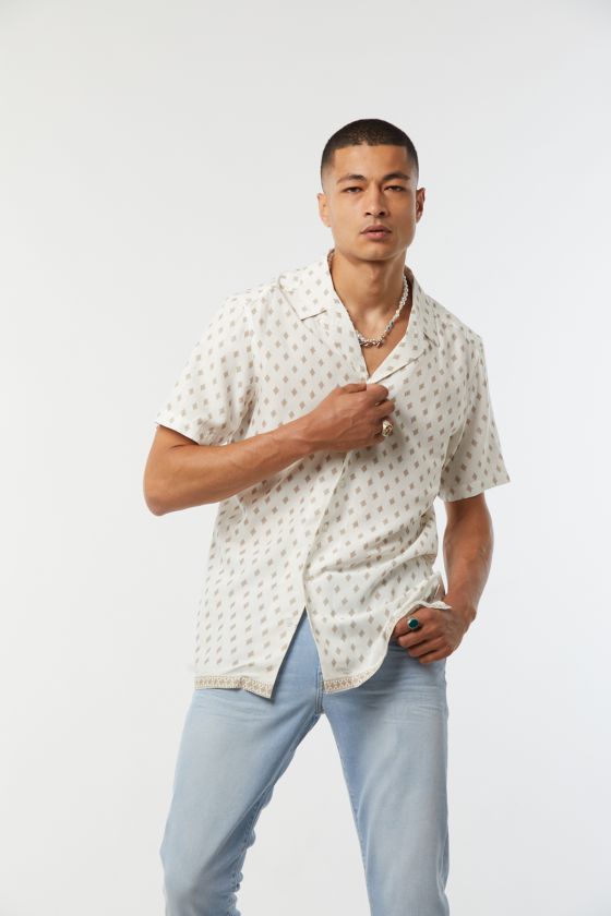 Lee Cooper Chemise DARUS Taupe