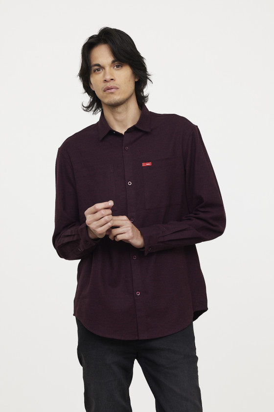 Lee Cooper Chemise DASMO Red Wine