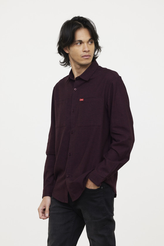 Lee Cooper Chemise DASMO Red Wine
