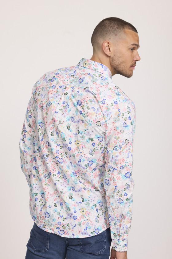 Lee Cooper Chemise DAVIS ML Blanche