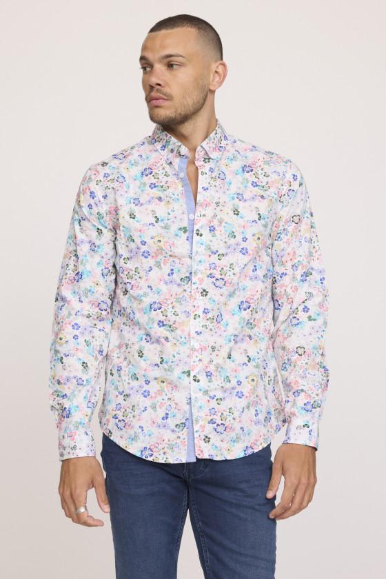 lee cooper Chemise DAVIS ML Blanche
