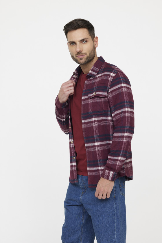 Lee Cooper Chemise DESTU Red Wine