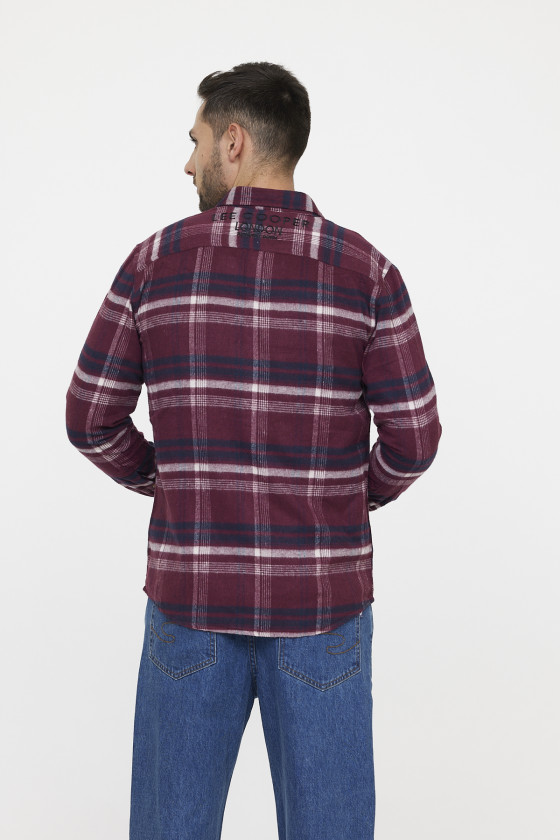 Lee Cooper Chemise DESTU Red Wine