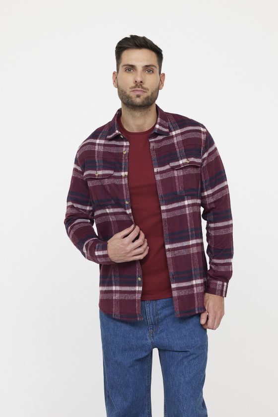 lee cooper Chemise DESTU Red Wine